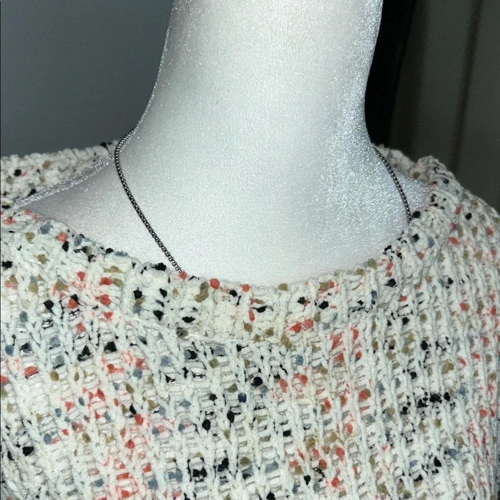 Cupio Cream and Black Knit Sweater - Picture 4 of 9